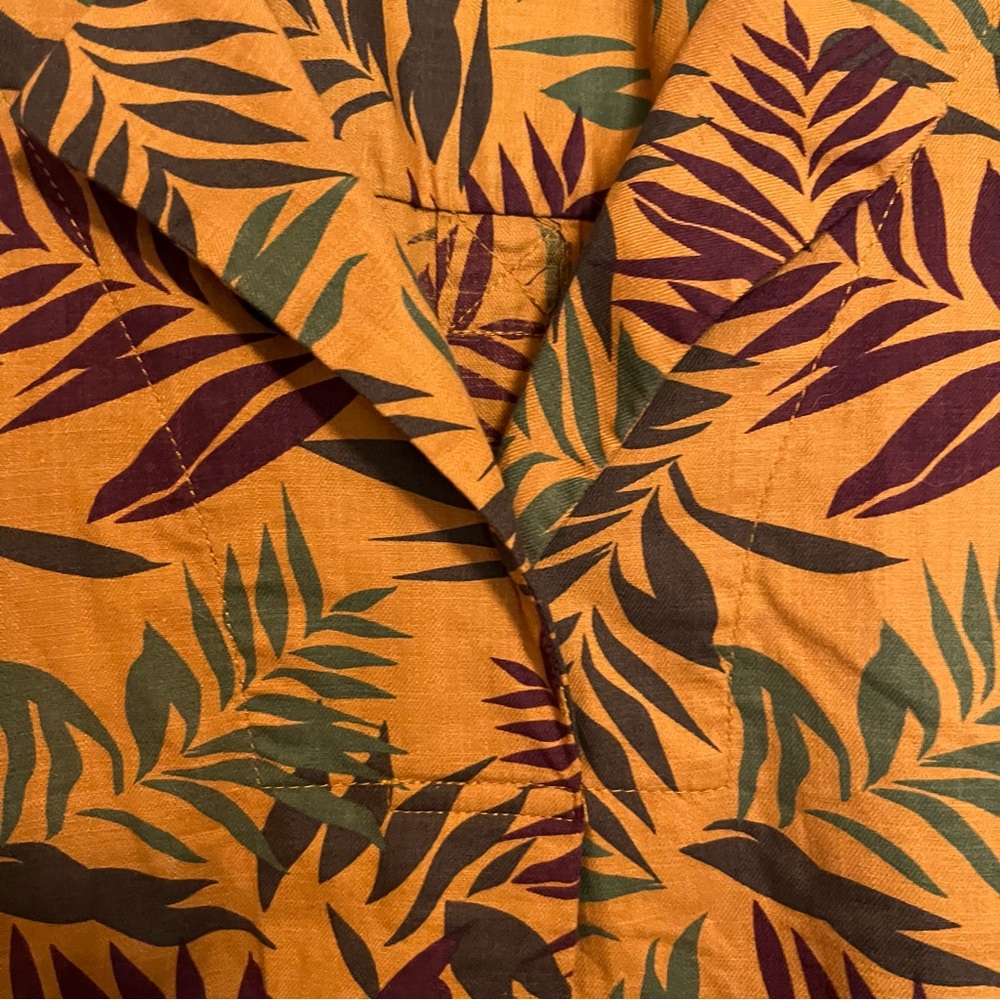 Duluth - Printmaker Lightweight Short Sleeve Leaf Plant Popover Shirt - XXL - Picture 5 of 9